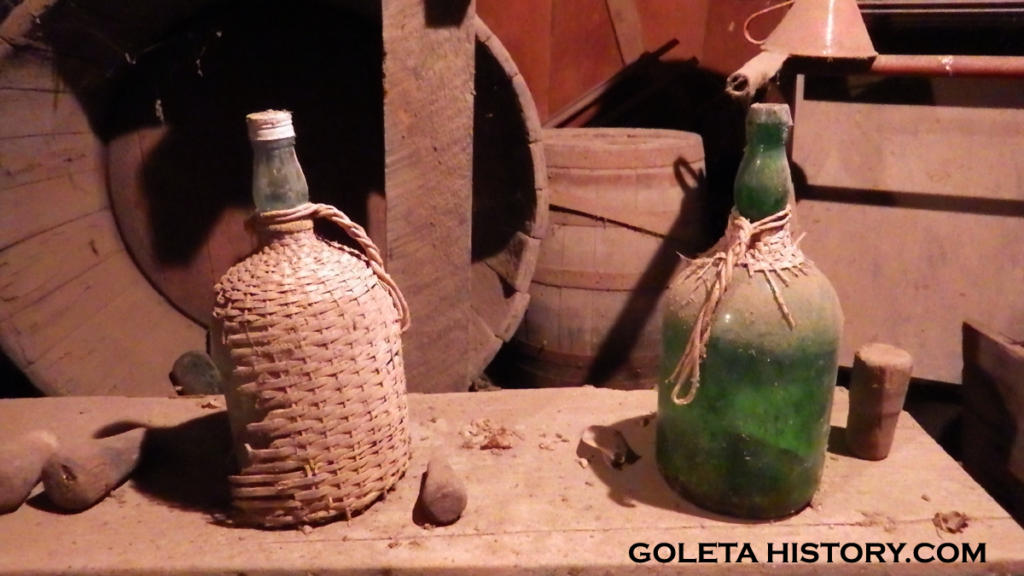 old wine bottles
