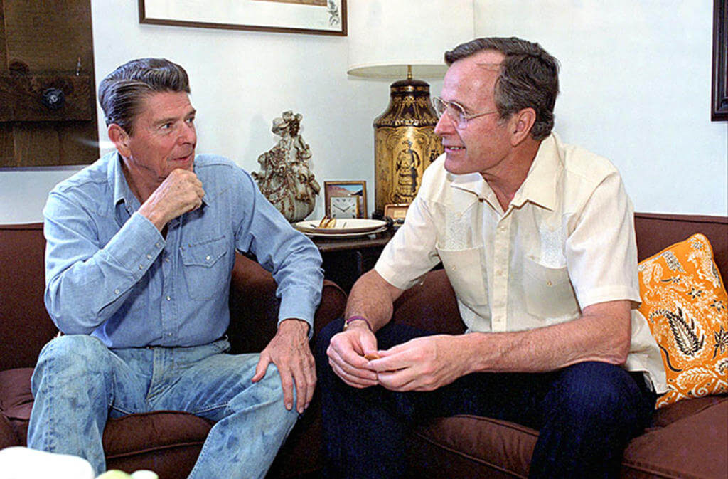Reagan and Bush